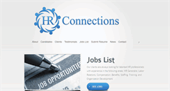 Desktop Screenshot of hrconnections.com